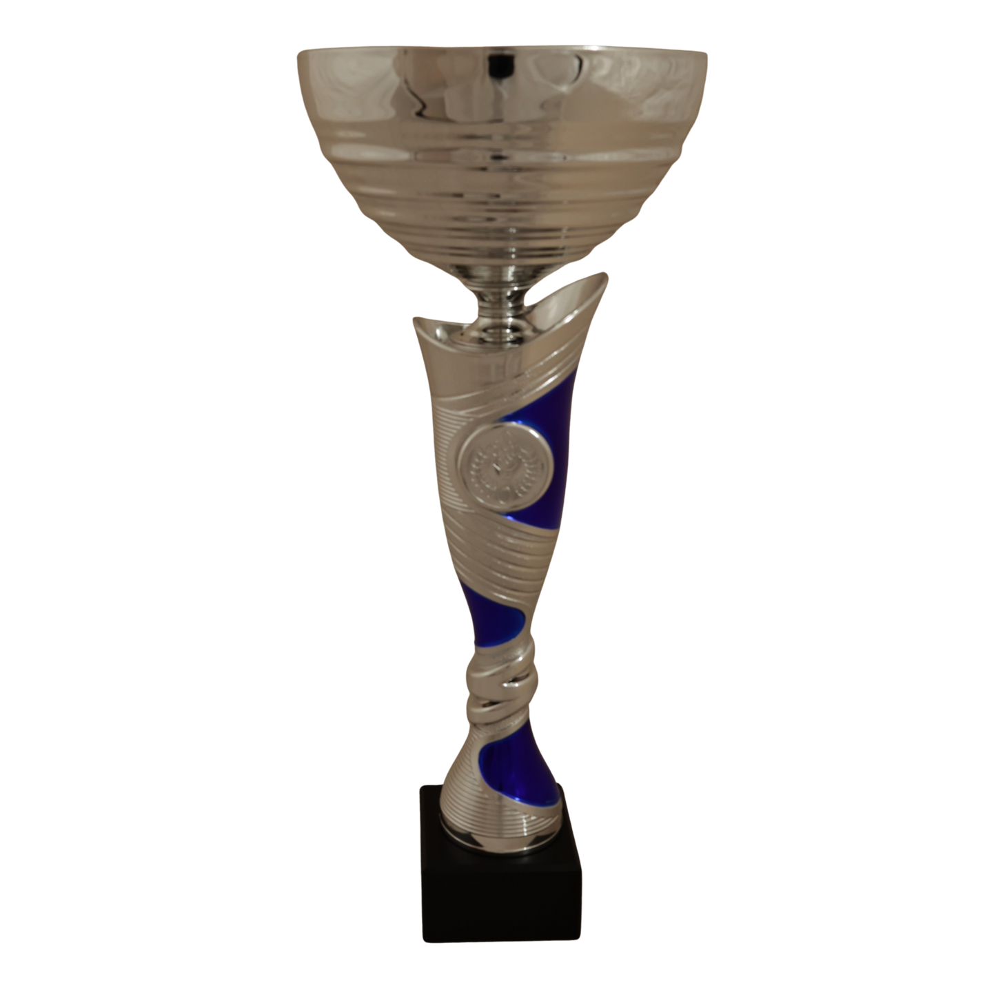 cp122 métal pvc 2 couleurs argentée bleue 3 tailles personnalisable