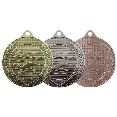 Médaille natation gala 50mm Suisse