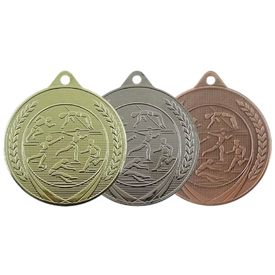 Médaille athlétisme cross sprint 50mm Suisse