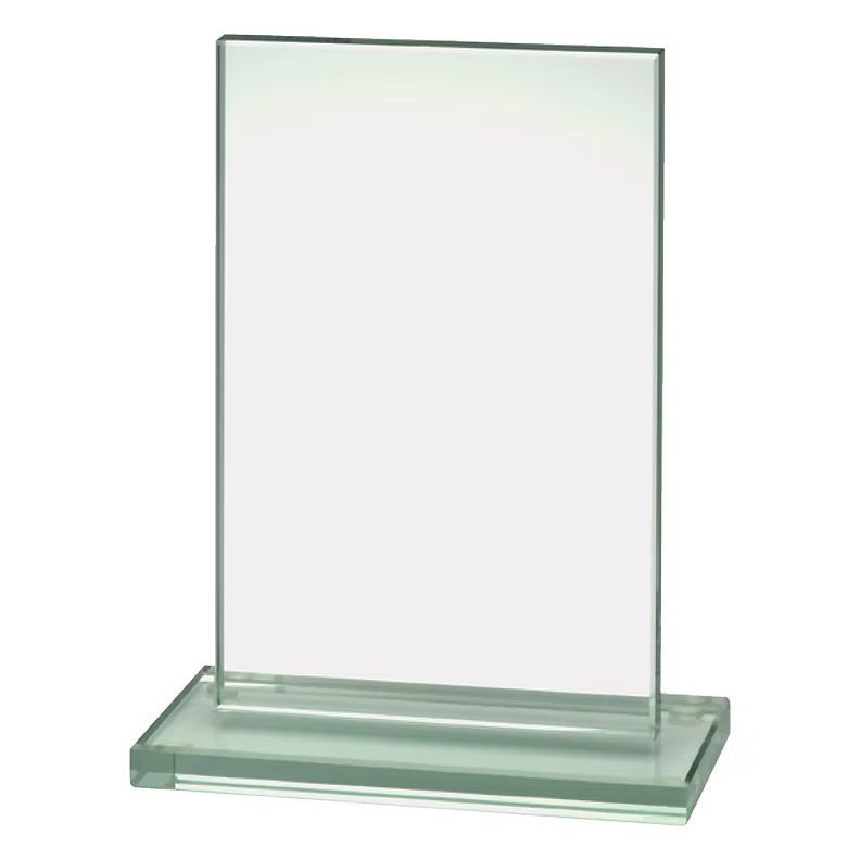 TV301 Trophée rectangulaire en verre personnalisé avec gravure laser et boîte cadeau