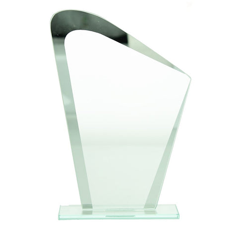 Glastrophäe TV315, 16–20 cm – Glastrophäe mit Gravur