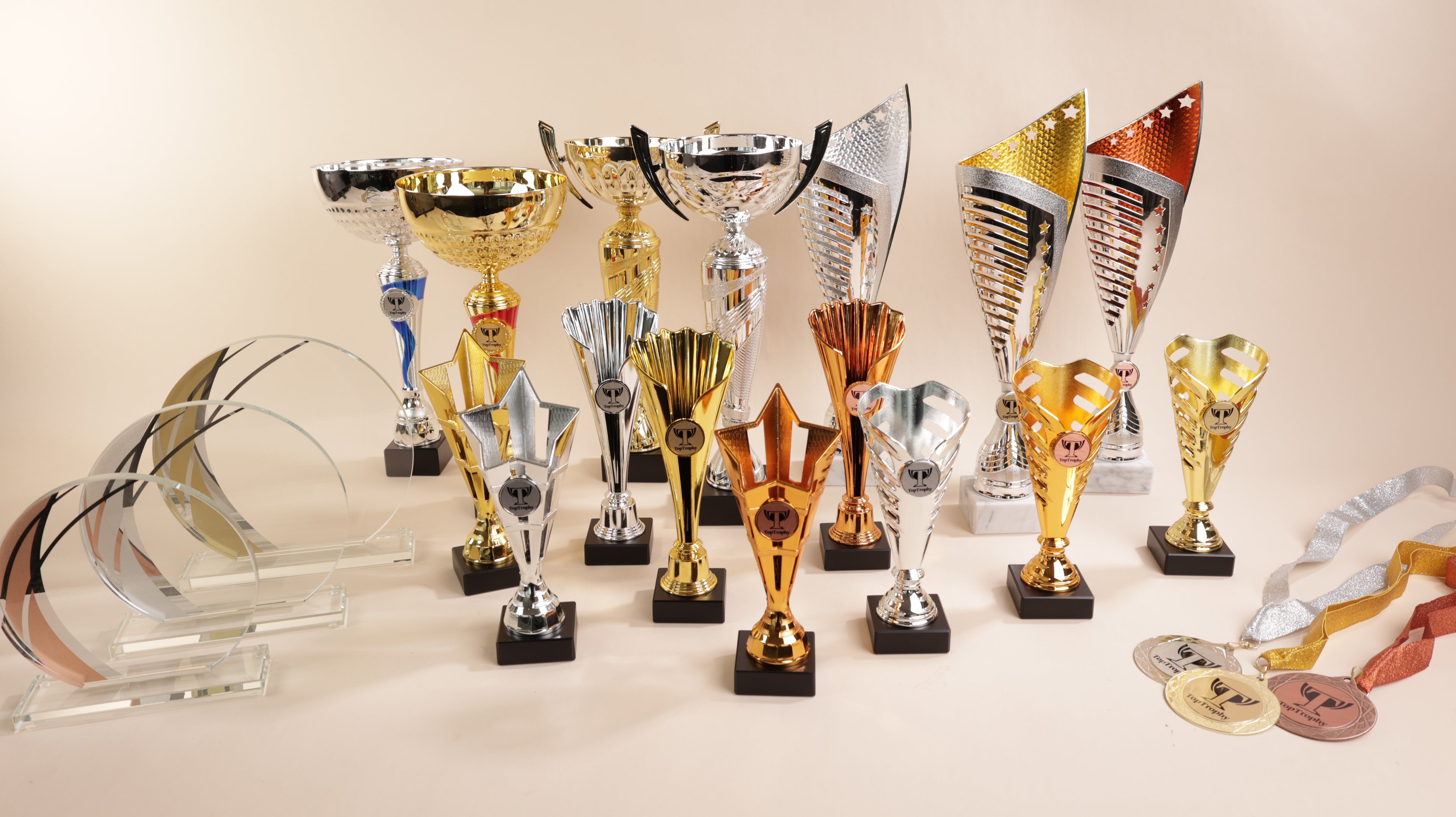 TopTrophy Boutique en ligne Suisse
Acheter coupe médailles et trophées avec gravure personnalisable
Meilleur rapport qualité prix
Coupe adulte