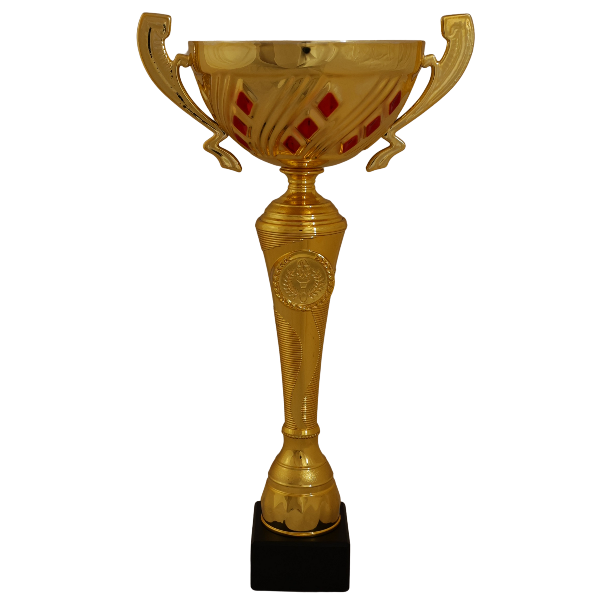 cp120 couleur doré et rouge avec anses  prestige en 3 tailles 28.5 à 30.5 cm - personnalisable