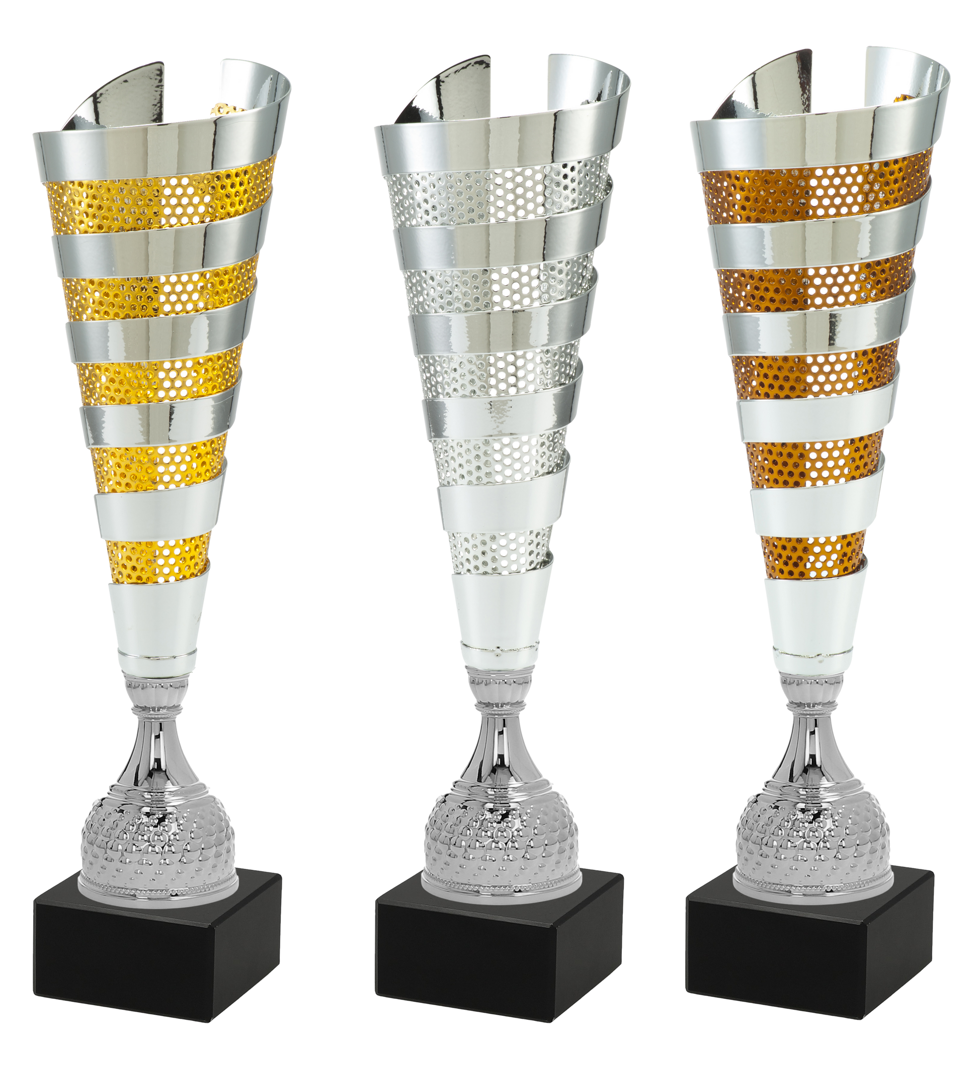 cp 126 Coupe en métal  prestige et résistante, Disponible en 3 couleurs or argent bronze . Idéale pour tournois, compétitions et cérémonies. Personnalisation possible.